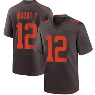 Cleveland Browns Youth Michael Woods II Game Alternate Jersey - Brown