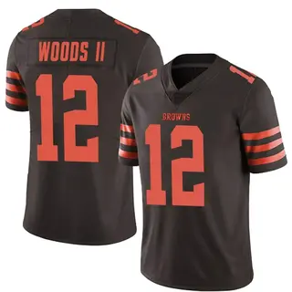 Cleveland Browns Youth Michael Woods II Limited Color Rush Jersey - Brown