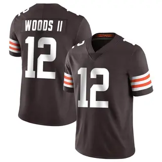 Cleveland Browns Youth Michael Woods II Limited Team Color Vapor Untouchable Jersey - Brown