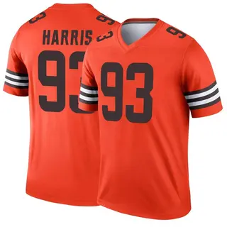 Cleveland Browns Youth Shelby Harris Legend Inverted Jersey - Orange
