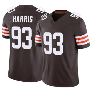 Cleveland Browns Youth Shelby Harris Limited Vapor F.U.S.E. Jersey - Brown