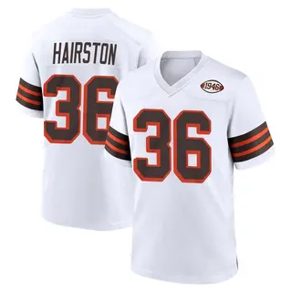 Cleveland Browns Youth Troy Hairston Game 1946 Collection Alternate Jersey - White