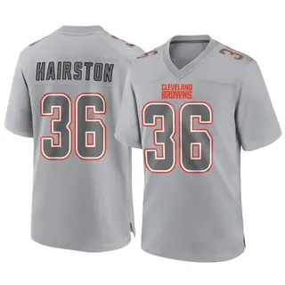 Cleveland Browns Youth Troy Hairston Game Atmosphere Fashion Jersey - Gray