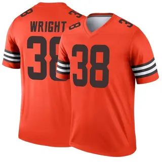 Cleveland Browns Youth Winston Wright Legend Inverted Jersey - Orange
