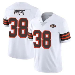 Cleveland Browns Youth Winston Wright Limited Vapor 1946 Collection Alternate Jersey - White