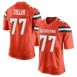 Cleveland Browns Youth Wyatt Teller Game Alternate Jersey - Orange