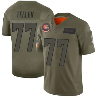 Cleveland Browns Youth Wyatt Teller Limited 2019 Salute to Service Jersey - Camo