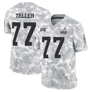 Cleveland Browns Youth Wyatt Teller Limited 2024 Salute to Service Jersey - Arctic Camo