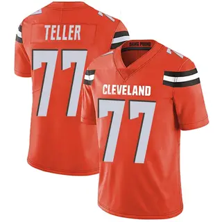 Cleveland Browns Youth Wyatt Teller Limited Alternate Vapor Untouchable Jersey - Orange