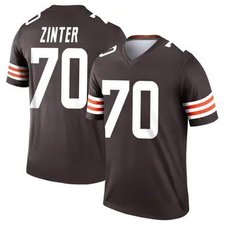 Cleveland Browns Youth Zak Zinter Legend Jersey - Brown
