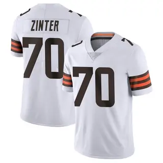 Cleveland Browns Youth Zak Zinter Limited Vapor Untouchable Jersey - White