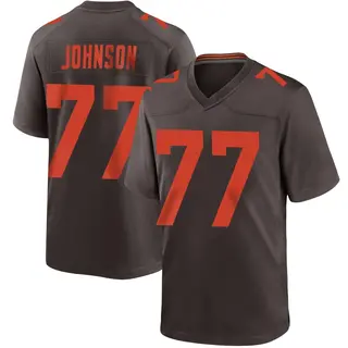 Cleveland Browns Youth Zion Johnson Game Alternate Jersey - Brown