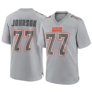 Cleveland Browns Youth Zion Johnson Game Atmosphere Fashion Jersey - Gray