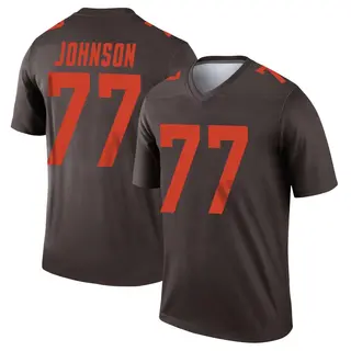 Cleveland Browns Youth Zion Johnson Legend Alternate Jersey - Brown