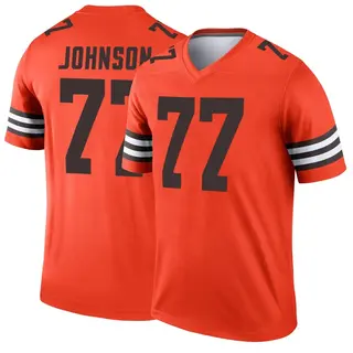 Cleveland Browns Youth Zion Johnson Legend Inverted Jersey - Orange
