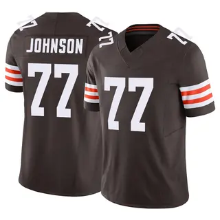 Cleveland Browns Youth Zion Johnson Limited Vapor F.U.S.E. Jersey - Brown